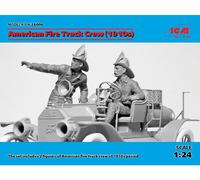 American Fire Truck Crew 1910s (2 figures) 1:24 ICM24006 - icm modellismo