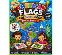 American Flag Coloring Book: For Kids Age 6-12