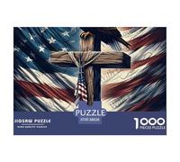 American Flag Eagle Reliable Paper Construction Excellent Hobby for Unwinding After Work And Reducing Daily Tiredness 38x26cm/1000pcs