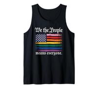 American Flag Gay Pride Month We The People Means Everyone Canotta