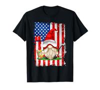 American Flag Golf GNOME for Women And Men Patriotic Golf Maglietta