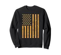 American Flag Honeycomb Honey Bees Beekeeping Beekeeper Gift Felpa