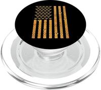 American Flag Honeycomb Honey Bees Beekeeping Beekeeper Gift PopSockets PopGrip per MagSafe