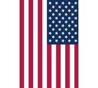 American Flag Journal: Paperback | 366 Pages | Lined | 6" by 9"