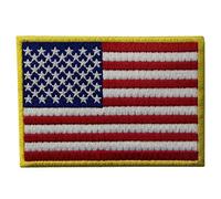 American Flag USA Nazionale Ricamato Il Ferro Su Cucia Sulla Zona