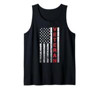 American Flag Veteran Patriotic Cool US Citizenship Gifts Canotta