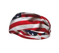 American Flag1 - Fascia per il sudore per uomini e donne, per corsa, fitness, yoga, ciclismo, anti-sudore, antiscivolo