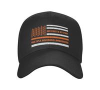 American Flags Fight Multiple Sclerosis Awareness Donna Uomo Berretto da Baseball Anti-Sole Cappellino da Baseball Regolabile Cappellino con Visiera per All'Aperto Ciclismo Sport
