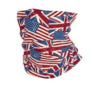 American Flags Us Patriotic State Red Vintage Ghetta da Collo Antiscivolo Ghetta Traspirante Bandana per attività Adulto Yoga 25X50Cm