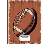 American Football Composition Notebook: Wide Ruled Journal, Diary or Sketchbook , Notebook for Kids, Students and Teens, Perfect for School, College, Work and Home for Whiting, Journaling and Note