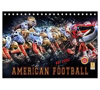 American Football - so cool (Tischkalender 2026 DIN A5 quer), CALVENDO Monatskalender: American Football, Teamsport der Extra-Klasse - beispiellose Kombination von körperlicher Kraft und Taktik.