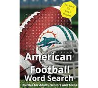 American Football Word Search Puzzle Book: Word Searches with Easy to Read Print about American Football, Gridiron , NFL & More | 6x9 Inches, 110 ... Gift for Vacations, Holidays & Free Times.