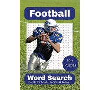 American Football Word Search Puzzle Book: Word Searches with Easy to Read Print about American Football, Great Gift for NFL Lovers, Fans, Enthusiasts ... Gift for Vacations, Holidays and Free Time