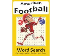 American Football Word Search Puzzles: Word Searches with Easy-to-Read Print about American Football, American Football Terminology and more | ... for Vacations, Holidays and Leisure Times