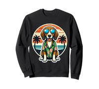 American Foxhound Dog Owner Summer Vibes Vacanze Felpa