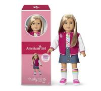 American Girl, Truly Me #100 - Bambola con occhi blu scuro, capelli biondi lisci, pelle da chiara a media, per bambini dai 6 anni in su