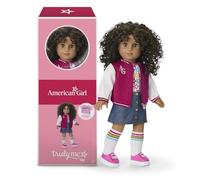 American Girl, Truly Me #132 - Bambola con occhi nocciola, capelli ricci castano scuro, pelle marrone chiaro, per bambini dai 6 anni in su