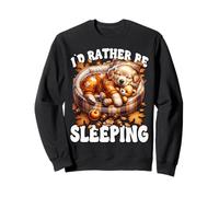 American Golden Retriever Dad Saying ID Rather Be Sleeping Felpa