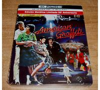 American Graffiti 4K UHD+ Blu-Ray Nuovo Sigillato Steelbook Drammatico Commedia