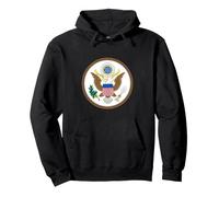 American Great Seal E Pluribus Unum Stati Uniti Felpa con Cappuccio