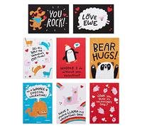 American Greeting Lunch Box Mini Notes Pelliccia reale San Valentino.