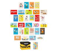 American Greetings 30-Count All Occasions Peanuts Card Pack with Keepsake Box and Envelopes