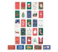 American Greetings Biglietti di Natale con buste, porta biglietti regalo per soldi, motivi natalizi tradizionali (30 pezzi)