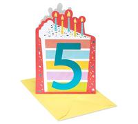 American Greetings Biglietto di auguri per 5° compleanno (Five is Great)