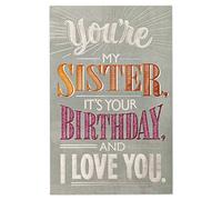 American Greetings Biglietto di compleanno per sorella (Deal with It)