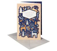 American Greetings Biglietto di Natale per papà (forza, umorismo e saggezza)