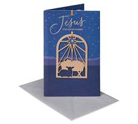 American Greetings Biglietto di Natale religioso con ornamento ricordo (The Blessings of This Holy Season)