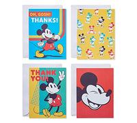 American Greetings, Pacchetto di biglietti di ringraziamento e biglietti vuoti con buste, Topolino, 48 pezzi