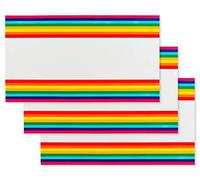 American Greetings Rainbow Party Supplies, tovaglie in plastica (3 pezzi)