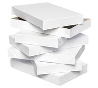 American Greetings Scatole bianche per camicie con coperchio, per Natale e tutte le festività (6 scatole, 37,5 x 24,9 cm)