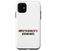 American Grown African Roots USA Bandiera del mese della storia nera Custodia per iPhone 11