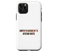 American Grown African Roots USA Bandiera del mese della storia nera Custodia per iPhone 11 Pro