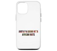 American Grown African Roots USA Bandiera del mese della storia nera Custodia per iPhone 12/12 Pro