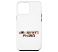 American Grown African Roots USA Bandiera del mese della storia nera Custodia per iPhone 12 Pro Max