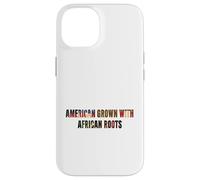 American Grown African Roots USA Bandiera del mese della storia nera Custodia per iPhone 14