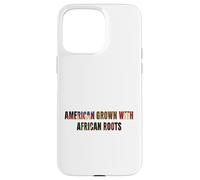 American Grown African Roots USA Bandiera del mese della storia nera Custodia per iPhone 15 Pro Max