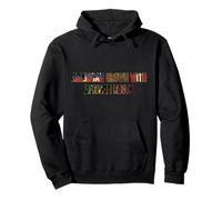 American Grown African Roots USA Bandiera del Mese della Storia Nera Felpa con Cappuccio