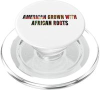 American Grown African Roots USA Bandiera del mese della storia nera PopSockets PopGrip per MagSafe