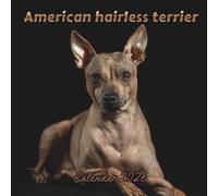 American hairless terrier Calendar 2026: Organizer For Home & Office From January to December For Men, Women