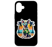 American Hairless Terrier Proprietario di un cane Summer Vibes Vacanza Custodia per iPhone 16 Plus