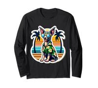 American Hairless Terrier Proprietario di un cane Summer Vibes Vacanza Maglia a Manica