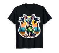American Hairless Terrier Proprietario di un cane Summer Vibes Vacanza Maglietta