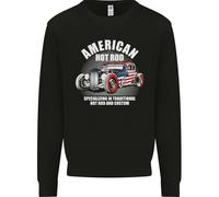 American Hot Rod Hotrod Dragster Racing Uomo Sweatshirt Jumper