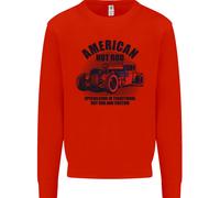 American Hot Rod Hotrod Enthusiast Car Uomo Sweatshirt Jumper
