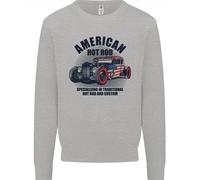 American Hot Rod Hotrod Enthusiast Car Uomo Sweatshirt Jumper