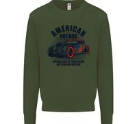 American Hot Rod Hotrod Enthusiast Car Uomo Sweatshirt Jumper